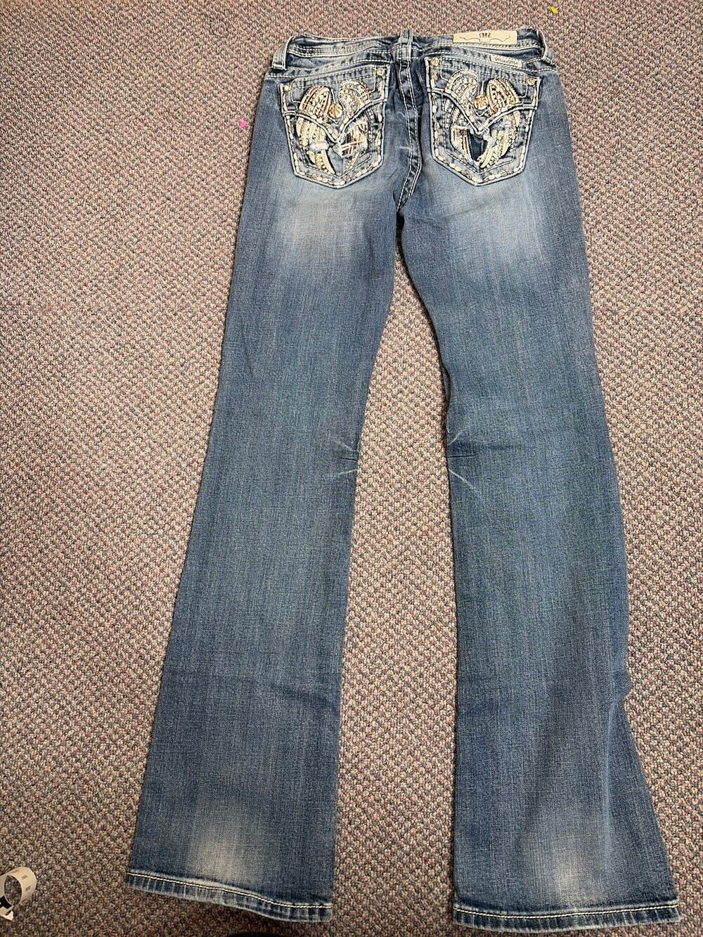 Miss Me Girls Medium Wash Bootcut Jeans 16